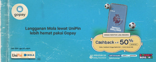 Langganan Mola di UniPin Lebih Hemat Pakai Gopay!